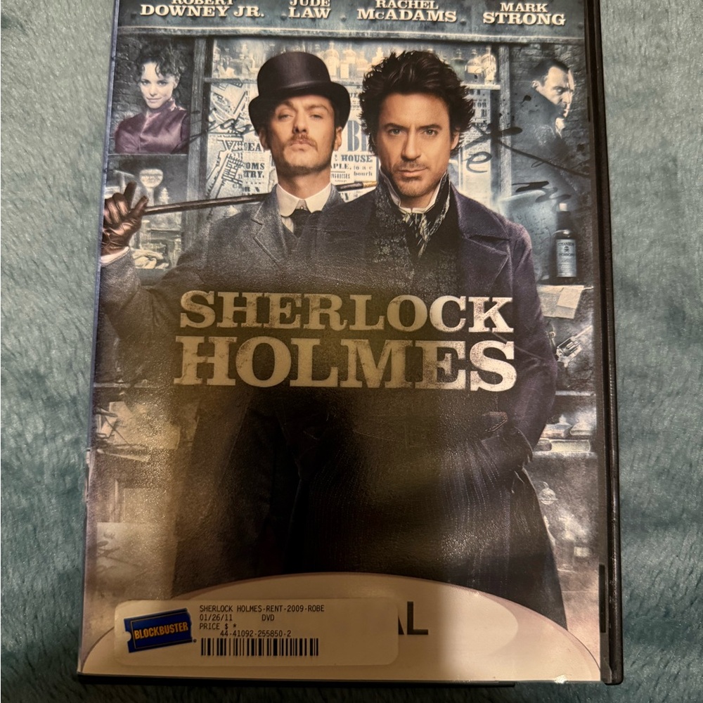 Sherlock Holmes DVD - Black Cover